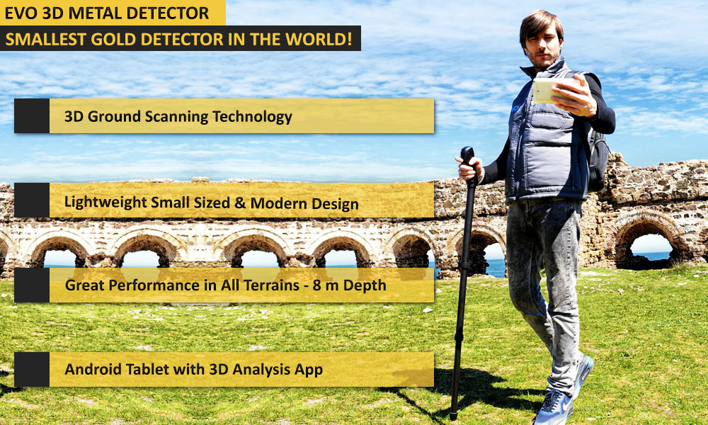 EVO gold detector features